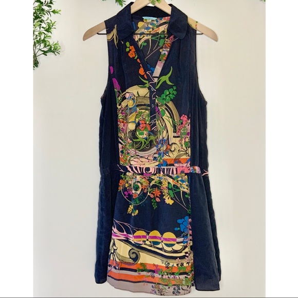 Anthropologie Dresses & Skirts - Anthropologie Leif Notes Silk Printed Dress Size 8
